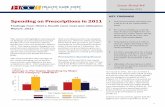 KEY FINDINGS Spending on Prescriptions in 2011 · hough generic prescriptions comprised 77.8 percent of prescription utilization, they accounted for only 30.7 percent of prescription