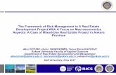 The Framework of Risk Management in A Real Estate ... · Development Project With A Focus on Macroeconomics Aspects: A Case of Mixed-Use Real Estate Project in Ankara ... Risk during