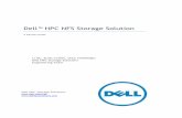 Dell™ HPC NFS Storage Solution · NSS Appliance How To Order Dell HPC NFS Storage Solution is available in the standard configurations listed in Table 1. Contact your Dell Sales