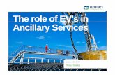 The role of EV's in Ancillary Services · This PowerPoint presentation is offered to you by TenneT TSO B.V. ('TenneT'). The content of the presentation – including all texts, images
