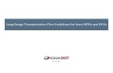 Long Range Transportation Plan Guidelines for Iowa MPOs ... · January 2016 . Long Range Transportation Plan Guidelines 1 ... It helps set the direction of planning efforts and programming