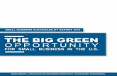 Big Green Opportunity Report...benefits of green and this emerging green support system, many small businesses are poorly posi-tioned to capitalize on the opportunities in this new