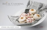 STAND DELIVERY 2020 - royalcateringbarcelona.com · Catalan cream mousse with “carquiñolis” cream Salt, pepper and olive oil Knife and fork Water 0,33cl Vegan Lunchbox –25.00€
