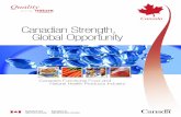 Global Opportunity Canadian Strength, · Founded in 1918 mainly as a canning factory, A. Lassonde Inc., a subsidiary of Lassonde Industries Inc., has grown and diversiﬁed into one