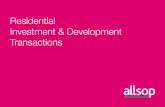 Residential Investment & Development Transactions€¦ · PORTFOLIO. Kensington Portfolio, The Midlands Predominantly freehold portfolio comprising 99 properties SOLD £5.95m PORTFOLIO.