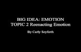 BIG IDEA: EMOTION TOPIC 2 Reenacting Emotion · 2011-12-16 · Clowns/Mimes torontoist.com Mimethegap.com . Actors blaberize.com studentsoftheworld.info Angelina Jolie Selena Gomez