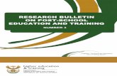 RESEARCH BULLETIN ON POST-SCHOOL EDUCATION AND …. Research bulletin Third edition.pdf · jargon can be avoided. ... Review of recent internal migration and labour market outcomes: