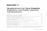 ADDendix E Regulations for Real Promertybiotech.law.lsu.edu/blaw/dodd/corres/pdf/416566m_1297/appe.pdf60 Federal Reg&ter (FR) 35706-Final Rule for Public Benefit Conveyances of Port