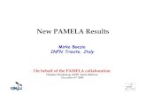 New PAMELA Resultsonline.itp.ucsb.edu/online/dmatter_m09/boezio/pdf/... · New PAMELA Results Mirko Boezio INFN Trieste, Italy On behalf of the PAMELA collaboration Dmatter Workshop,