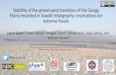 Stability of the gravel-sand transition of the Ganga Plains ......gravel-sand transition ranges from 10 to 30 km downstream from the mountain front (Dubille and Lavé, 2015; Dingle