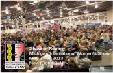 Michigan International Women’s Showsouthernshows.com/exhibitor_documents/WDE13PostShwRprt.pdf · THOUSANDS ATTENDED Thank you for being a part of the 2013 Michigan International