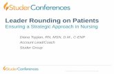 Leader Rounding on Patients - Amazon S3 · 2016-05-05 · Leader Rounding on Patients The “WHY” of Leader Rounding on Patients/Families: 1. Foundational tactic that drives results