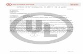 NOTICE OF AUTHORIZATION TO APPLY THE UL MARK · or any authorized license of ULI. Test Report By: Reviewed By: Kevin He Roy Xie Engineer Associate Project Engineer UL-CCIC Company