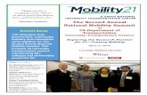 Attendee Feedback The Second Annual National Mobility Summit · 2019-05-10 · National Mobility Summit of . US Department of Transportation . University Transportation Centers .