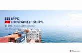 Q4 2018 Earnings Presentation - MPC Container Ships ASA 4 1 adjusted for non -recurring costs due to