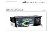 METRATESTER 5+ - GOSSEN METRAWATT · GMC-I Messtechnik GmbH 5 1 Safety Features and Precautions The tester is manufactured and tested in accordance with the following standards: IEC/EN