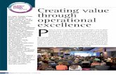 Supply Chain Magazine - Creating value through operational excellence P · 2014-10-16 · 52 N°88 SUPPLY CHAIN MAGAZINE - OCTOBRE 2014 Creating value through operational excellence