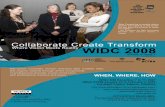 Collaborate Create Transform WIDC 2008 · 2020-03-04 · Sundance, Telluride and Toronto International FIlm Festivals. Soon ... Movie Central and BC Film, and is entering the pack-