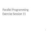 Parallel Programming Exercise Session 11Exercise Session 11 1 Outline 2 1.Feedback: Assignment 10 2.Assignment 11 Feedback: Assignment 10 3 Task 1 – Monitors, Conditions and Bridges
