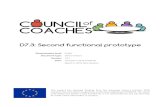 D7.3: Second functional prototype - Council of Coaches€¦ · D7.3: Second functional prototype Dissemination level: Public Document type: Demonstrator Version: 1.0.1 Date: January15,