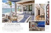 A DREAM HOME Toverseeing all aspects from ... - SRQ Magazine€¦ · A DREAM HOME his stunning 5,700 square foot waterfront Bird Key home, the 40th project built by Murray on this