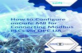 How to Configure uaGate MB for Connecting Modbus PLCs via ...€¦ · uaGate MB • Set IP address of IT port to DHCP • Set IP address of MACHINE port to 192.168.1.111 (or use your