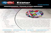 TRANSLATION UK Exeter · Exeter 01392 927935 UK TRANSLATION PROFESSIONAL TRANSLATION SERVICES TRANSLATIONS IN ... 2-year Technical Degree, Technical University Institute, Degree assessment,