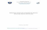 Statement of Security of Supply for Kosovoero-ks.org/2019/Publikimet/Deklarate_mbi_Sigurine_e... · 2017-11-01 · Statement of Security of Supply for Kosovo (Electricity, Natural