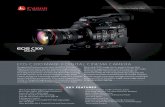 EOS C300 MARK II DIGITAL CINEMA CAMERA · 2016-04-13 · Digital Cinema Camera delivers improved image-expression capabilities and operability advances including in-camera 4K recording