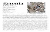 Estonia - Birdfindersbirdfinders.co.uk/pdf/estonia-2011.pdf · 2013-07-28 · drove to northwest Estonia. The purpose of the Saaremaa trip was Steller’s Eider – an endangered