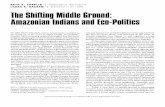 The Shifting Middle Ground: Amazonian Indians and Eco-Politics€¦ · The middle ground of Amazonian eco-politics was founded on the assertion that native peoples’ views of nature