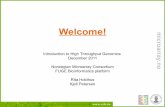 Welcome! [] · 12.20 – 12.50: Case study I: Gene expression in rat brain 12.50 – 13.10: Case study II: DNA copy number changes (Array-CGH and SNP-analysis) 13.20 – 13.35: Break