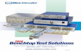 Be2018nchtop TestSolutions - Industrial Electronics GmbH · u2c-1sp4t-63h 4 Mini- Cir cui ts IS 9001 O 14001 9100 P.. Bo 350166, Brooklyn, N 11235-0003 (718) 934-4500 sales@minicircuits.com