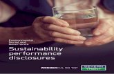 Environmental, Social and Governance Sustainability ... · Sustainability performance disclosures 6 Customer Our English and Welsh customers have the lowest combined bills for a decade.