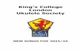 King’s College London Ukulele Society · 2018-03-05 · Truly Madly Deeply – Savage Garden ..... 26 Twist and Shout – The Beatles ... [intro] (C) (Am) (F) (C) (C)Thinking back,