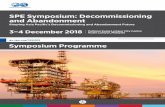 SPE Symposium: Decommissioning and Abandonment...executive plenary and panel sessions. The symposium also features a technical showcase promoting latest technologies and solutions.