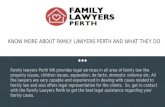 family lawyers Perth WA