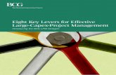 Eight Key Levers for Effective Large-Capex-Project Management€¦ · The Boston Consulting Group (BCG) is a global management consulting firm and the world’s leading advisor on