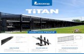 TITAN CUSTOM - Fortress Railing Products TITAN CUSTOM titan custom fence 45000PSI Domestic Steel G90