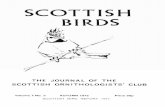 SCOTTISH BIRDS · to A. T. Macmillan, 20 Garscube Terrace, Edinburgh, EH12 6BQ. 1972 SCOTIISH BIRD REPORT 1971 Scottish Bird Report 1971 Compiled by ROY H. DENNIS (plates 9-12) 107
