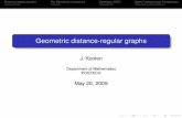Geometric distance-regular graphsmath.ipm.ac.ir/conferences/2009/combinatorics2009/slides/koolen.pdf · Distance-regular graphs The Bannai-Ito Conjecture Geometric DRG Open Problems