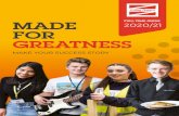 FULL TIME GUIDE MADE 2020/21 FOR GREATNESS 2019-12-05آ  GREATNESS MAKE YOUR SUCCESS STORY FULL TIME