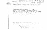 B-164105 Proposed Changes to the Atomic Energy ...As part of the proposed changes, the parties agreed to consolidate the seven contracts called for In the orlglnal memorandum into