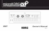 microKORG X+ Owner's manual...on/off for up to eight steps, allowing you to vary the rhythm for an even wider range of possibilities. 9. Sound editor software By using a USB cable