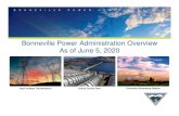 Bonneville Power Administration Overview As of June 5, 2020 ... Securities (BofA Merrill Lynch) or Wells