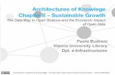 Architectures of Knowlege Chapter II – Sustainable Growth · Architectures of Knowlege Chapter II – Sustainable Growth ... then offering some insights and figures concerning the