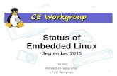 Status of Embedded Linux · • Atmel SAMA5D4 . 810/23/2014 PA1 Confidential Linux v3.19 ... • Intent is to reduce CPU overhead for CPU/GPU operations ... Development in Linux Tracing