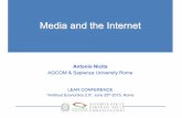 Media and the Internet - Lear Conference 2015€¦ · 10% 12% 20% 25% 64% Others (Pinterest, MySpace, Viber, Reddit,…) LinkedIn Instagram Google+ Twitter Whatsapp YouTube Facebook