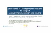 Leadership & Management Functions to Support Active ... · functions benefit your agency’s implementation of the CA CW CPM and integrated initiatives? EXECUTIVE FUNCTIONS Please