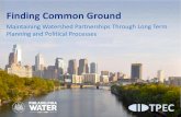 Finding Common Ground - Pennsylvania Environmental Council...Finding Common Ground Maintaining Watershed Partnerships Through Long Term Planning and Political Processes . 1. Introduction